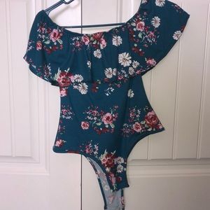 off the shoulder bodysuit